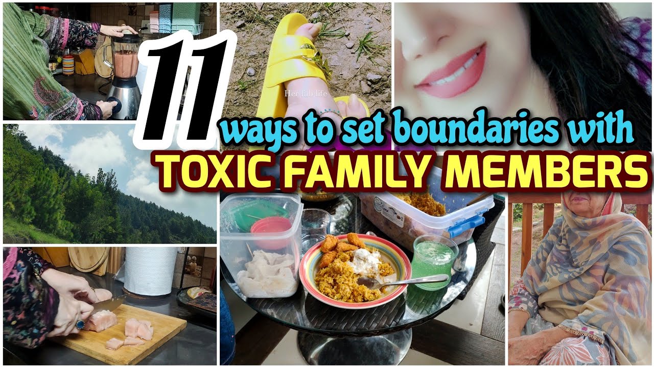 How to Set Boundaries With Toxic Family Members || 9 Signs of a Toxic Family Member