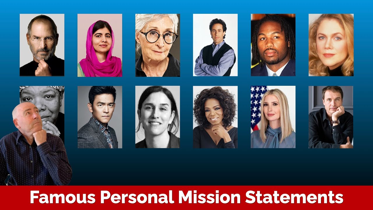 12 Personal Mission Statement Examples by Famous People