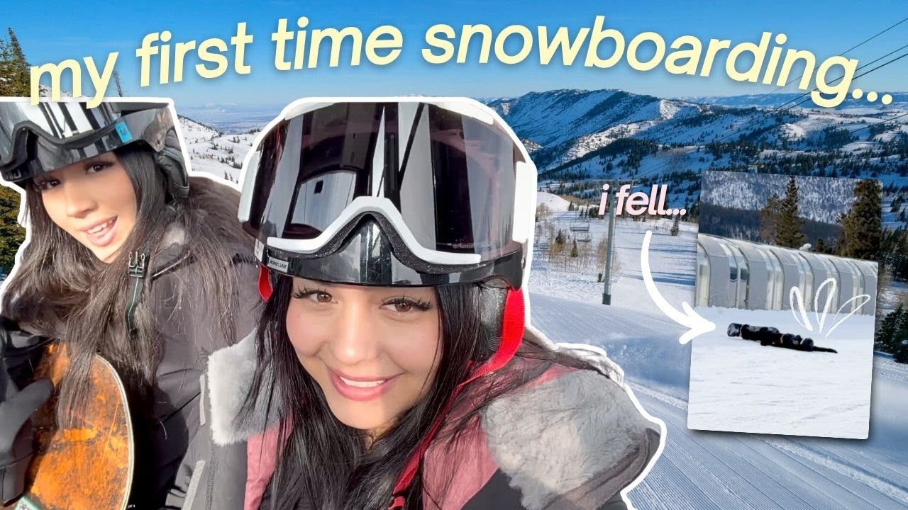 MY FIRST TIME SNOWBOARDING VLOG DAY 3....Never again!