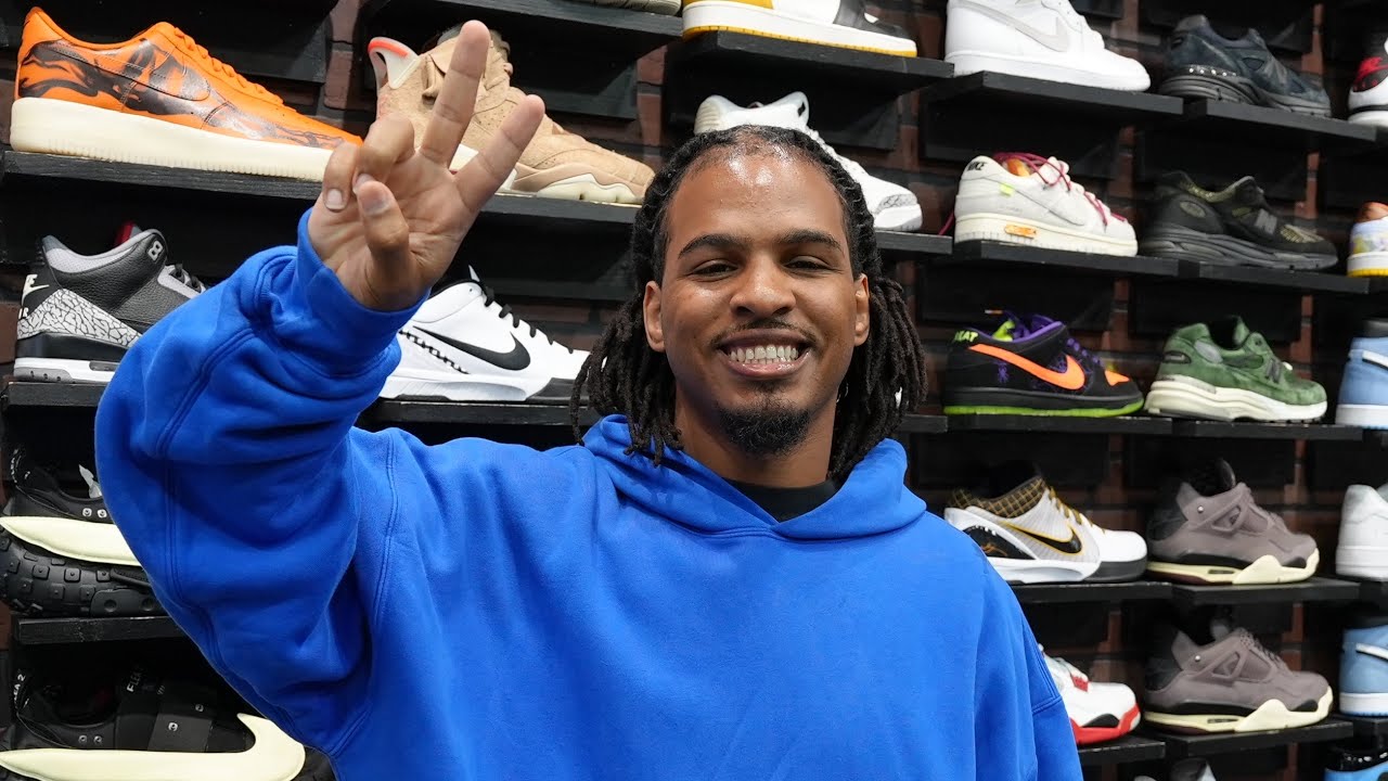 Keith Lee Goes Shopping For Sneakers With CoolKicks