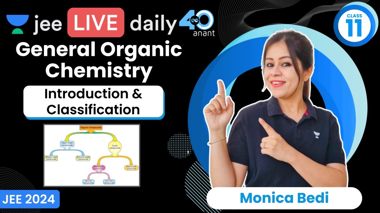 General Organic Chemistry L-1 | #jee2024 #jee2025 #jeechemistry #monicabedi