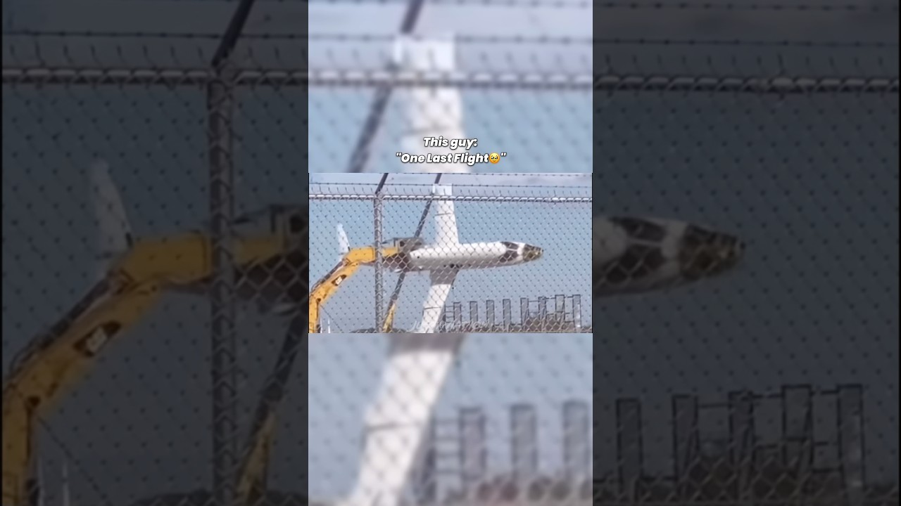 This Guy Is Giving This Plane His Last Ever Flight🥹🫡 #aviation