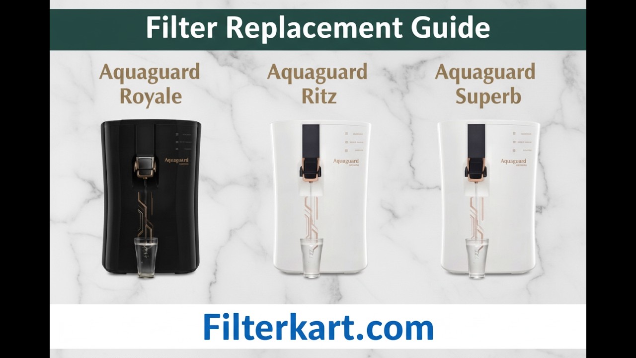 Self Service Video for Aquaguard Superb RO, RO UV UF MTDS, Aquaguard Royale and Aquaguard Ritz