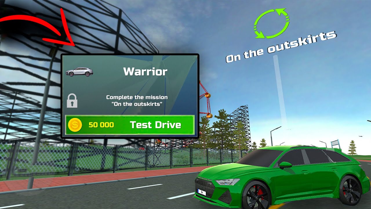 How to get the &ldquo;OUT ON OUTSKIRTS&rdquo; mission on CAR SIMULATOR 2