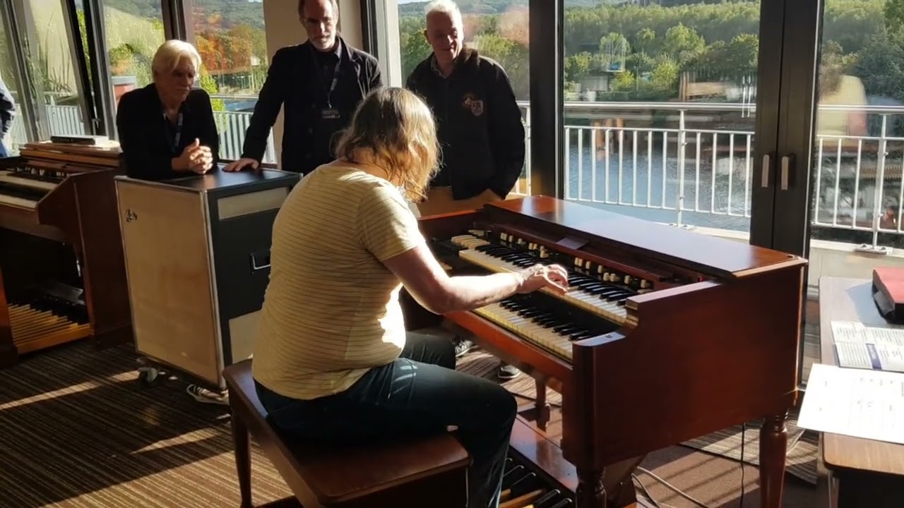 Tastenfestival Herdecke 2022, Anna Will playing the Hammond B 3 organ