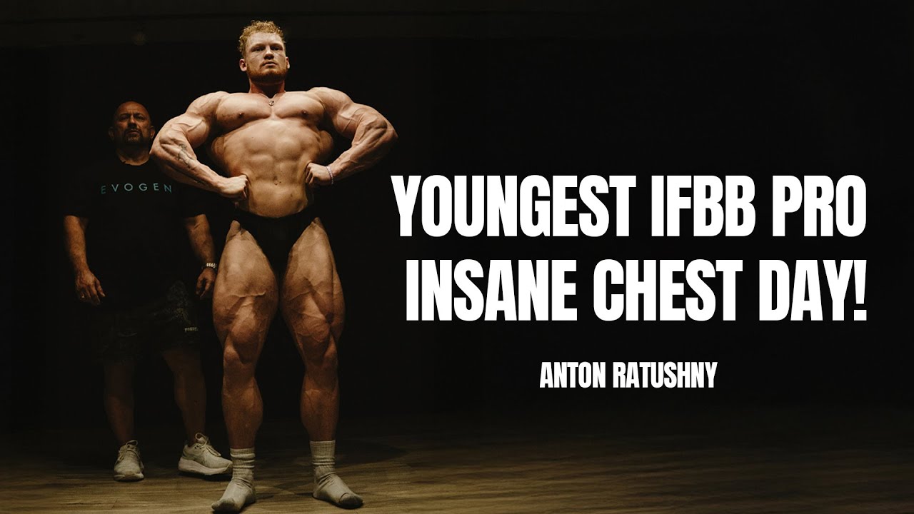 YOUNGEST IFBB PRO Anton Ratushnyi’s INSANE Chest Workout!