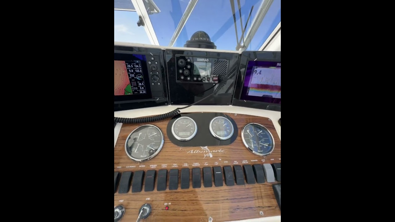 2004 Albemarle 320 express performance test with yanmar 6LYA-STP 370hp