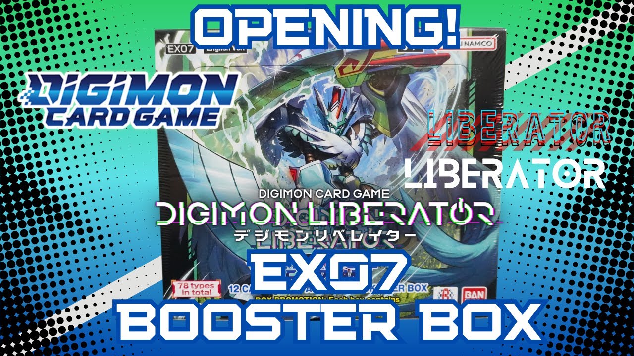 Digimon EX7 Liberator Booster Box Opening! | Digimon Liberator EX07 | Digimon TCG & Card Game