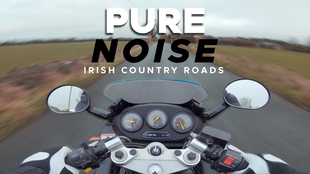 Riding Irish Country Roads on a Suzuki Katana GSX 600 F