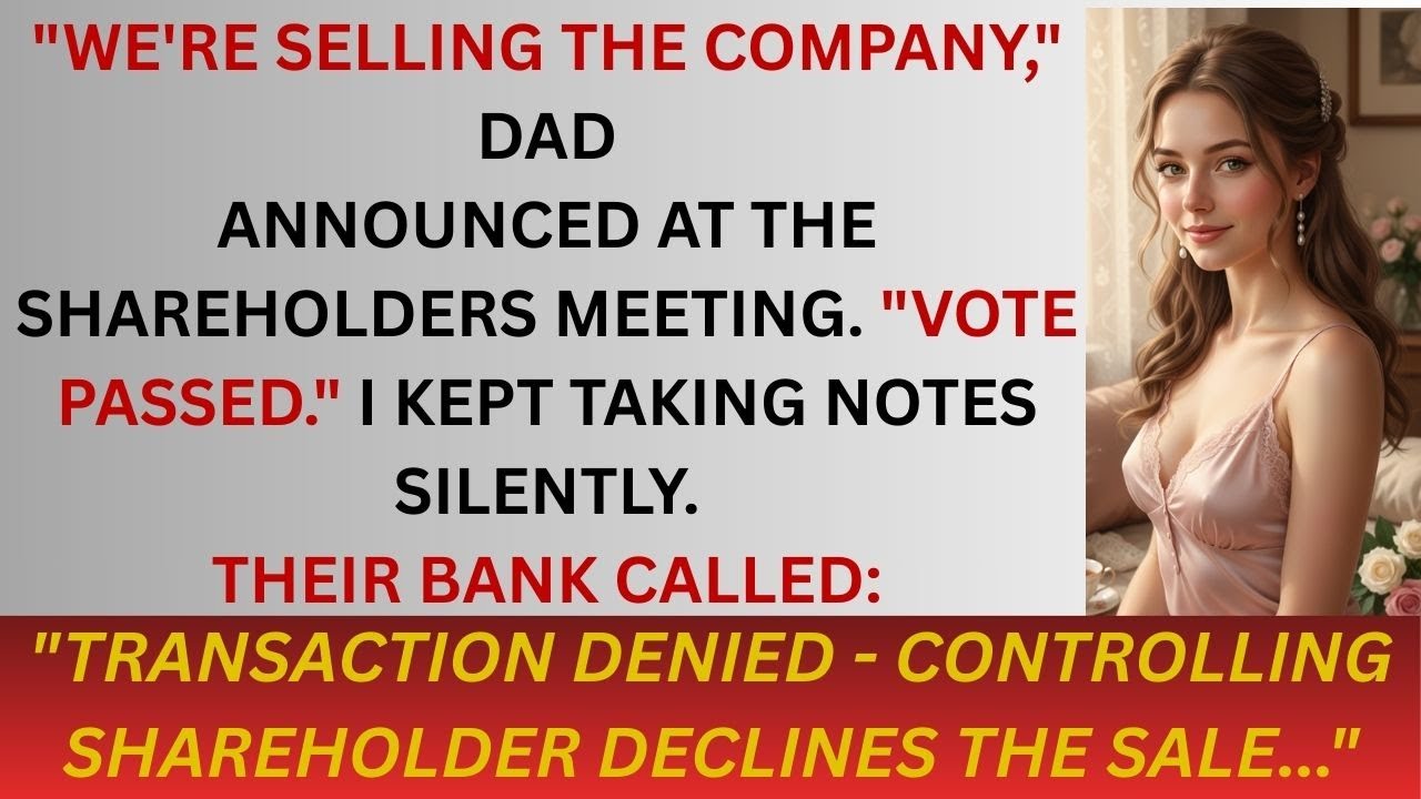 Family Voted to Sell the Company — Until the Anonymous 82% Owner Walked In