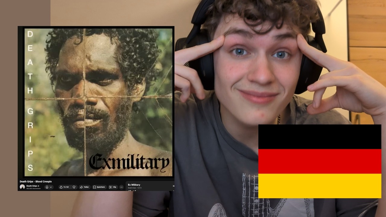 German teens first reaction to Exmiltary by Deathgrips