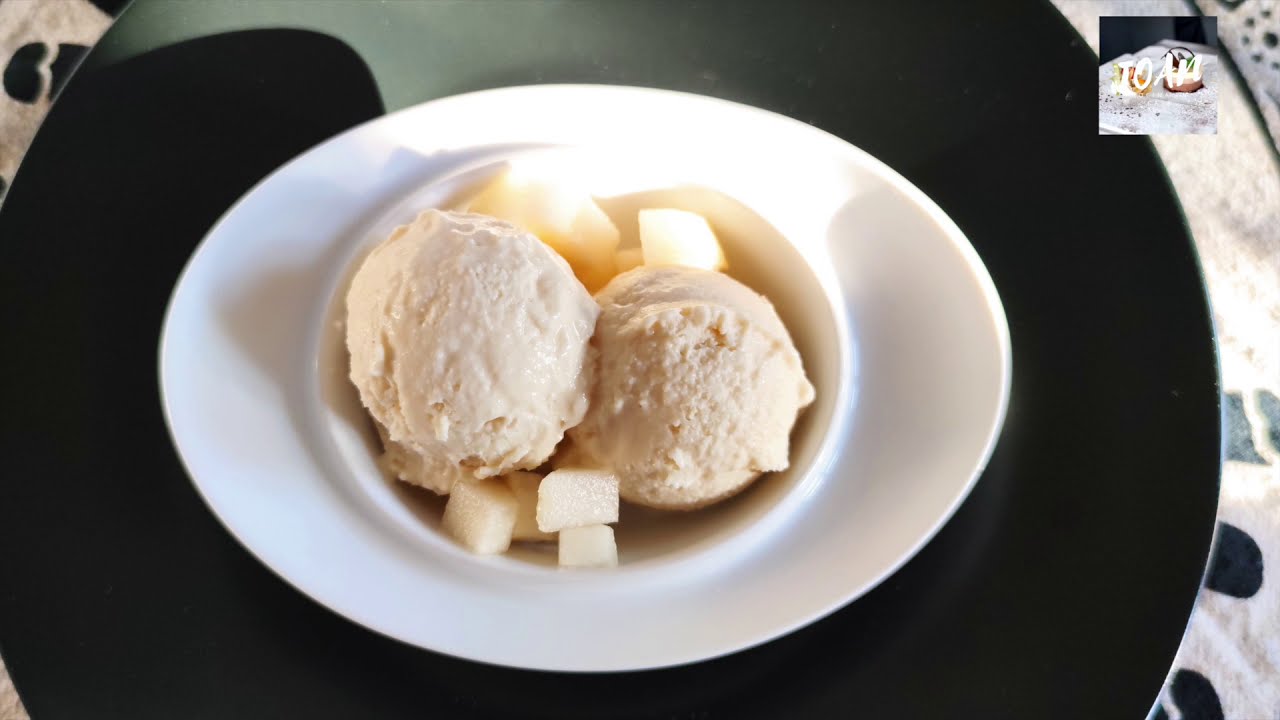 Helado casero de Pera &  Homemade Pear Ice Cream