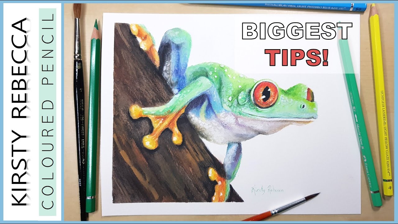 How to use WATERCOLOUR PENCILS // My FAVOURITE techniques to try!