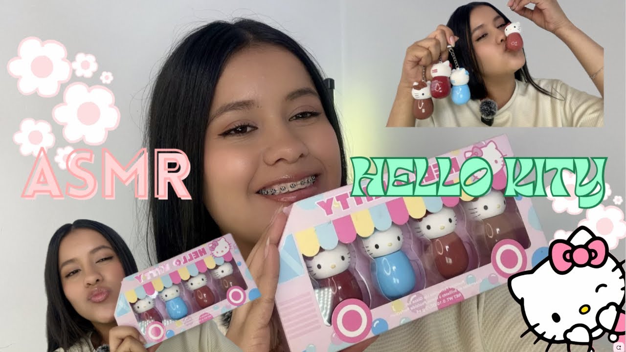  Probando Kit de hello kity (ASMR)🎀