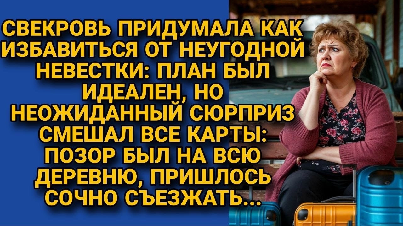Придумала план как избавиться от неугодной невестки, но всё пошло не по плану...#история #фильм
