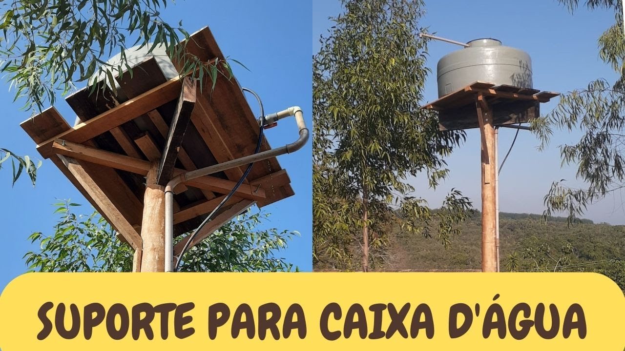 CORTAMOS UM EUCALIPTO PARA INSTALAR UM CAIXA D'ÁGUA NO SÍTIO | E AÍ, PESSOAL | Por Marcos Lima |