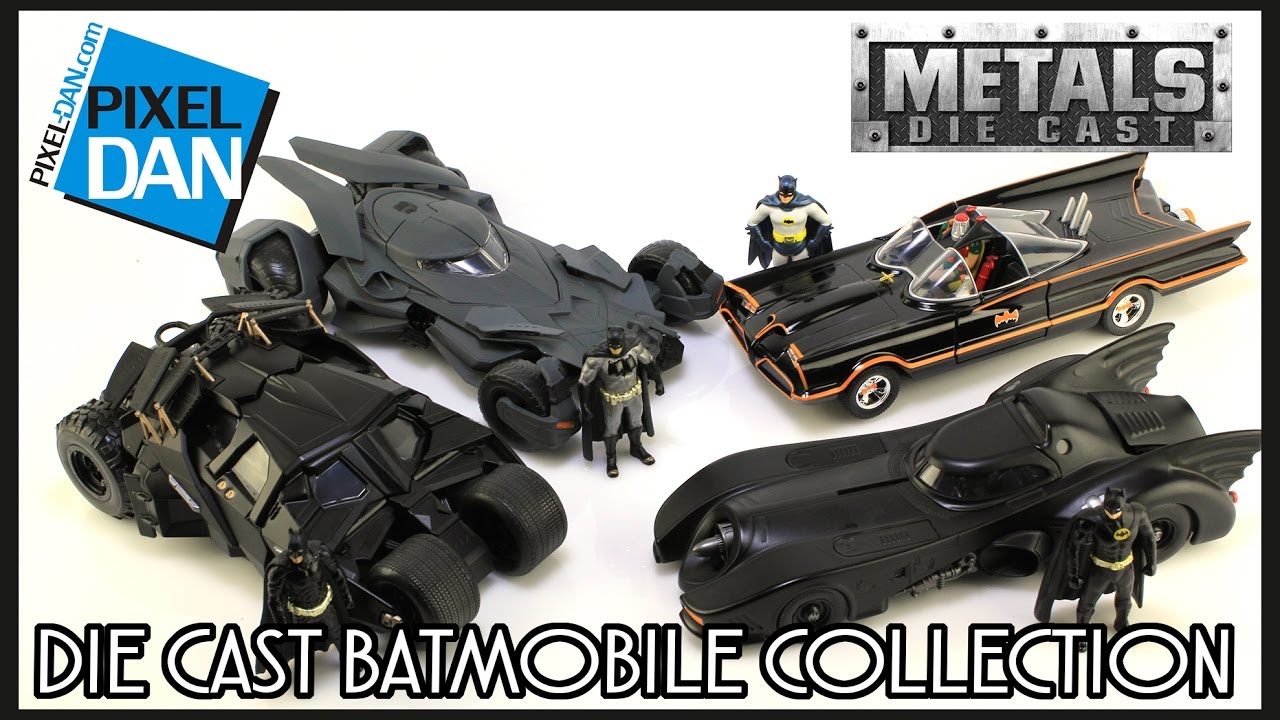 Batman Metals Die Cast Batmobile Collection Jada Toys Video Review