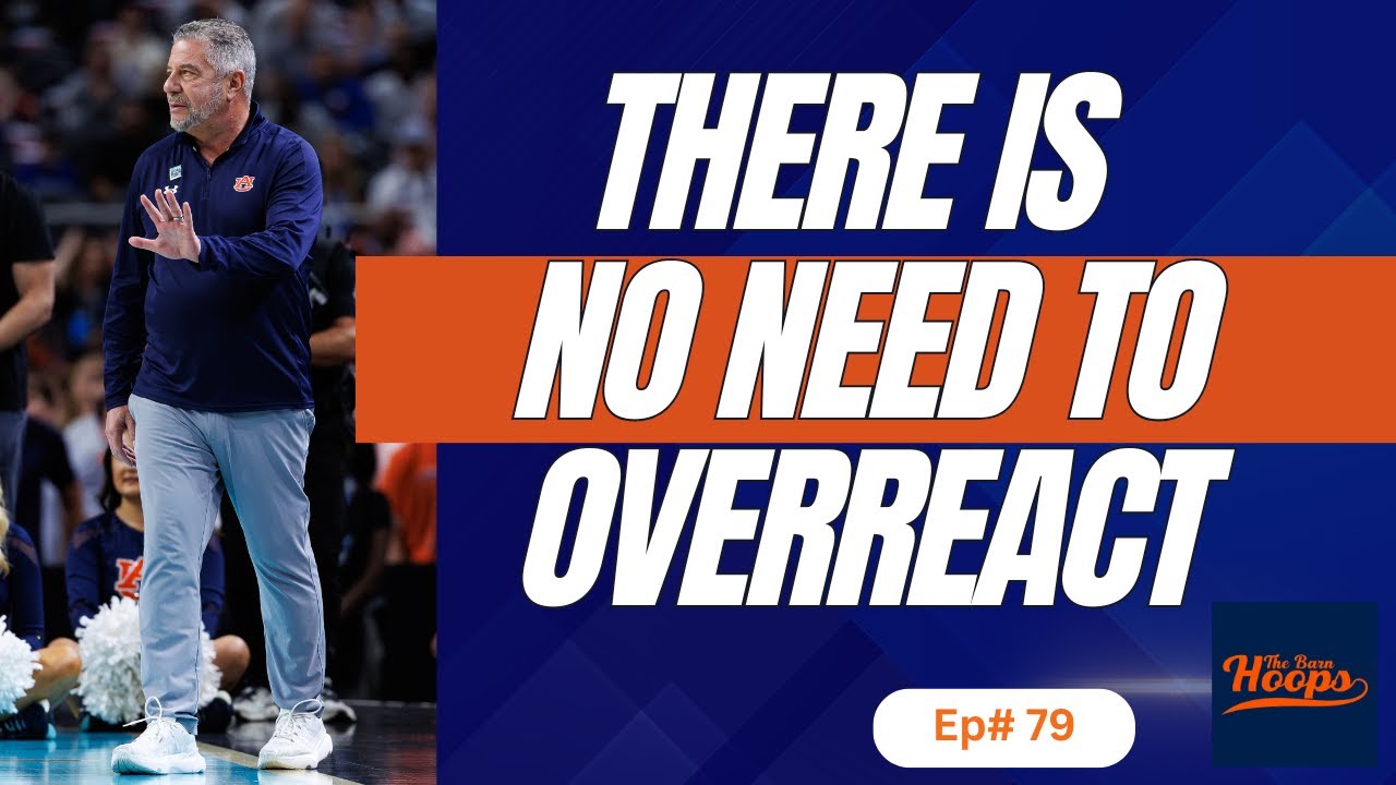 There is NO Need to Overreact