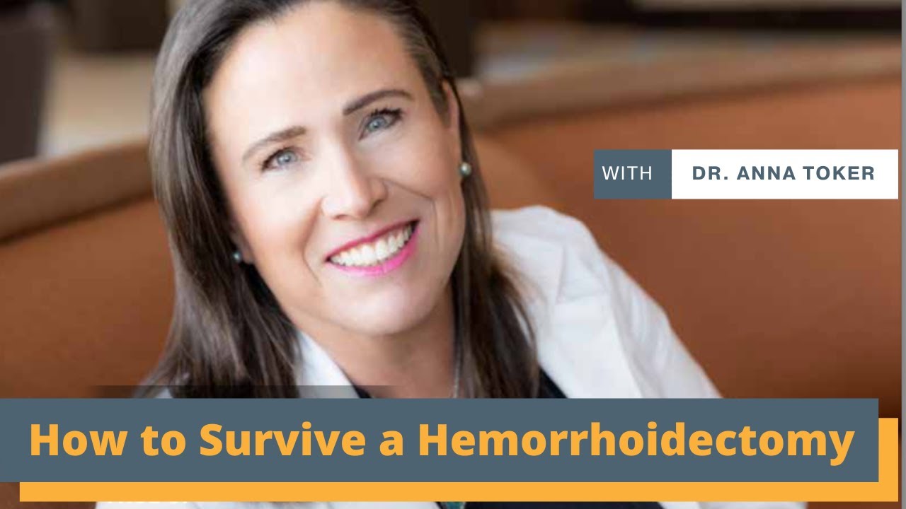 How to survive a hemorrhoidectomy