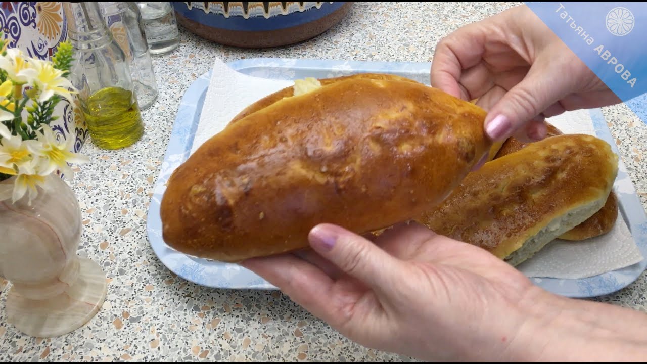 Пирожки на закваске большие, домашние, румяные