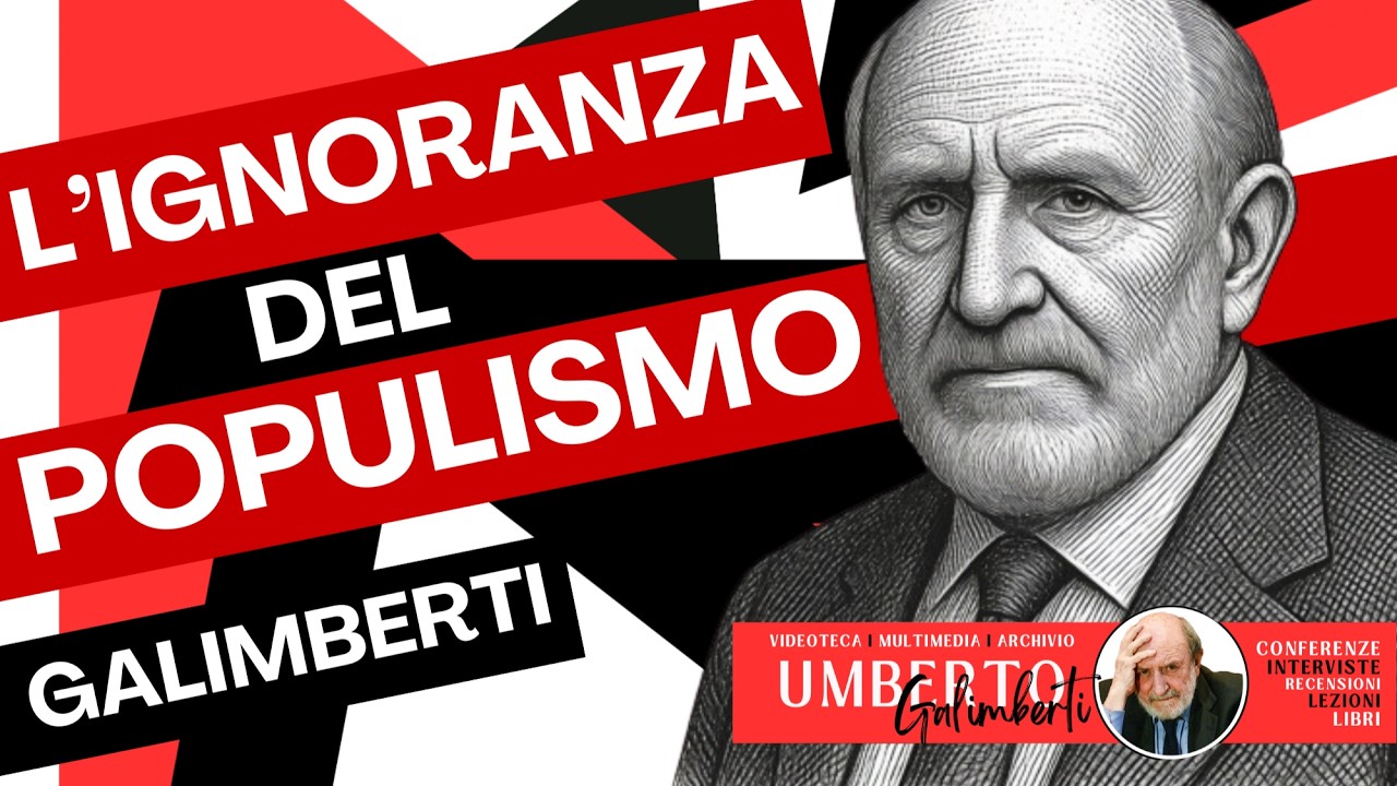 L'IGNORANZA DEL POPULISMO - #galimberti #filosofia #populismo #ignoranza #nietzsche #politici