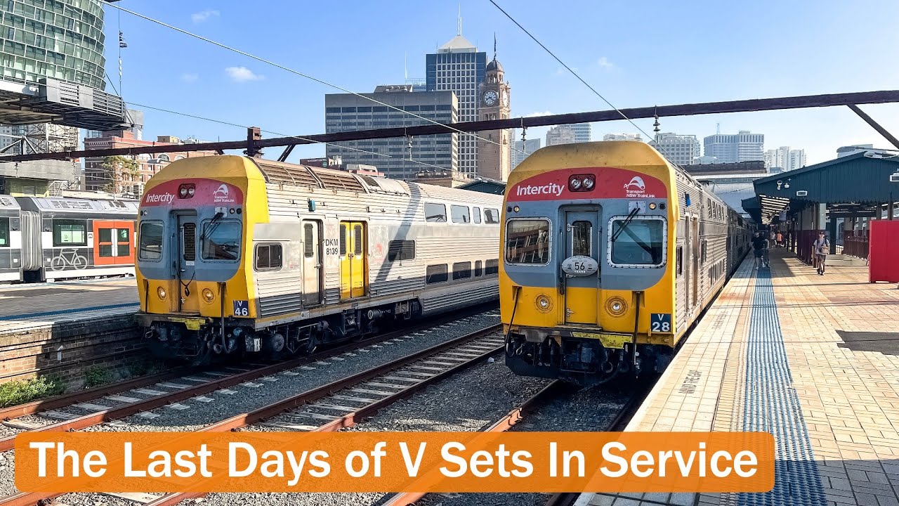 Transport for Sydney Vlog 1084: The Last Days of V Sets In Service