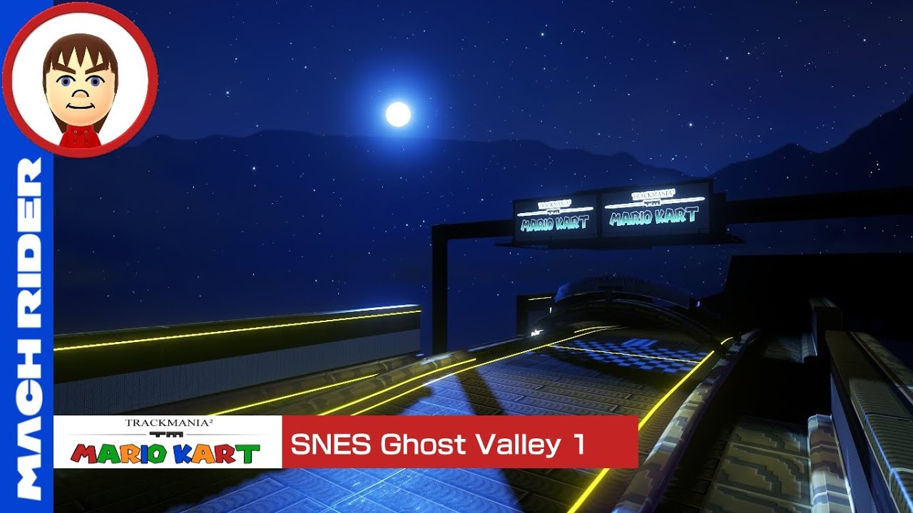 Mario Kart TrackMania- SNES Ghost Valley 1