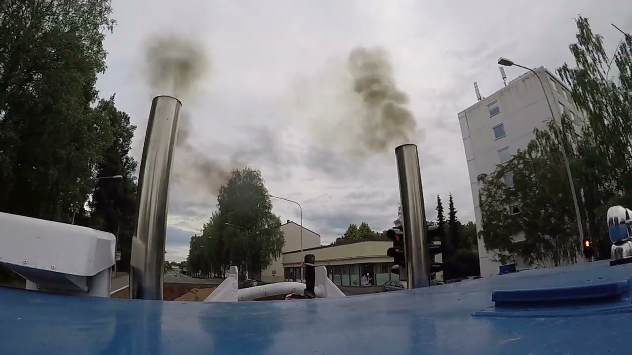 Sisu M162 Rolls Royce Eagle Diesel sound