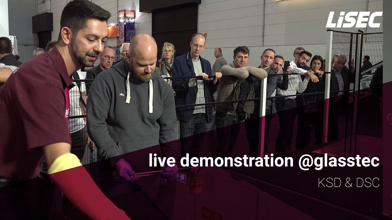 Демонстрация LiSEC вживую @glasstec | KSD и DSC