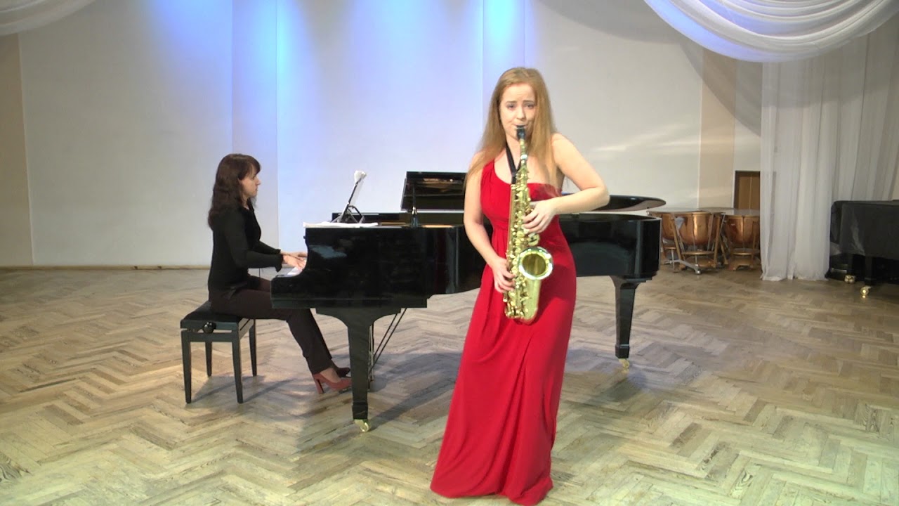 Paul Bonneau.Pièce Concertante in the Jazz Style for Alto Saxophone.Darya Bobko