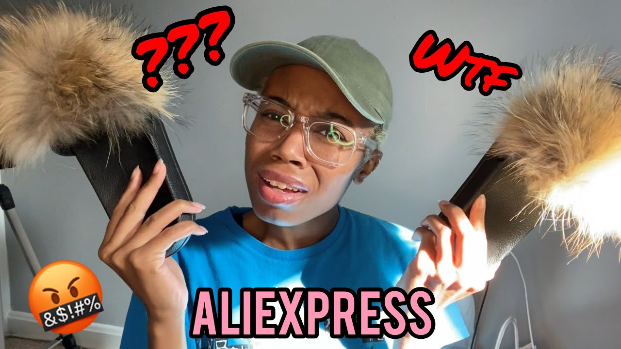 ALIEXPRESS FUR SLIDES | DISASTER 🤬