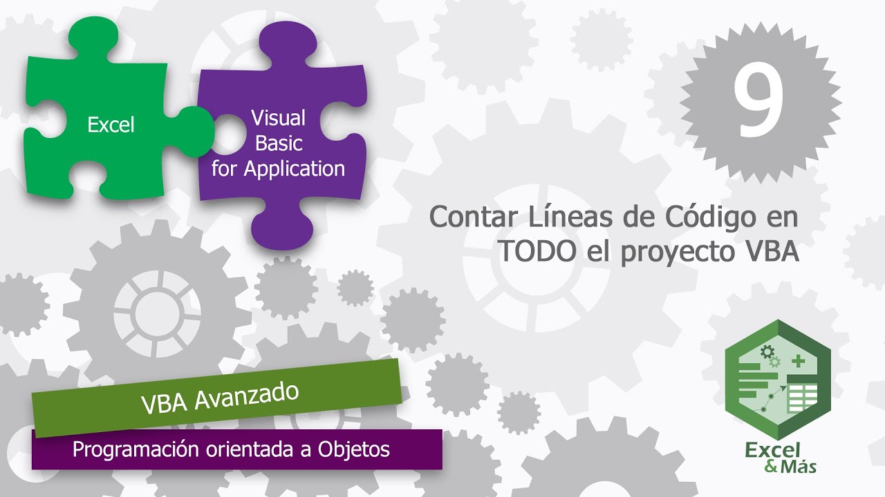 Ejercicio 9 | Contar Lineas de C&oacute;digo en Proyecto VBA | Excel VBA Avanzado