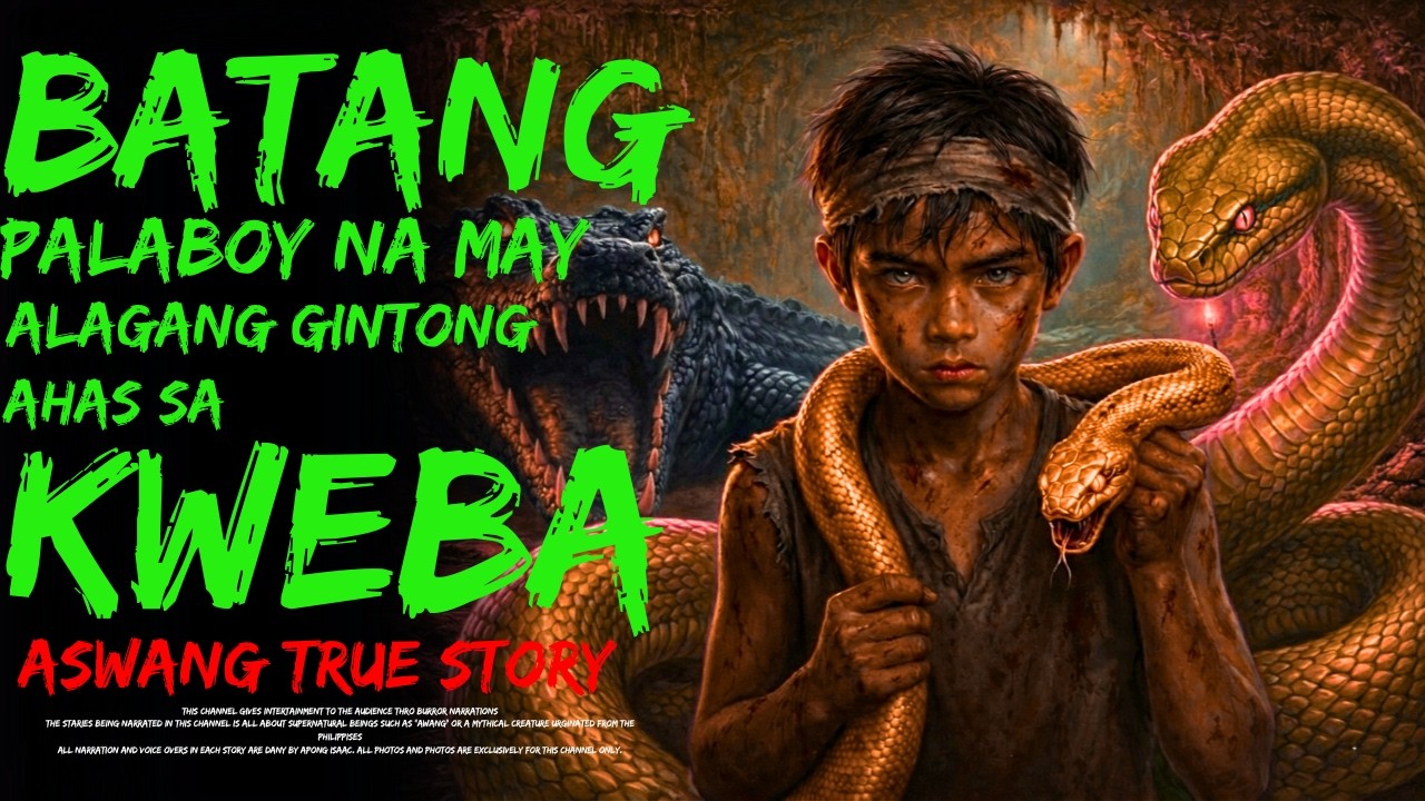 BATANG PALABOY NA MAY ALAGANG GINTONG AHAS SA KWEBA _ Aswang True Story