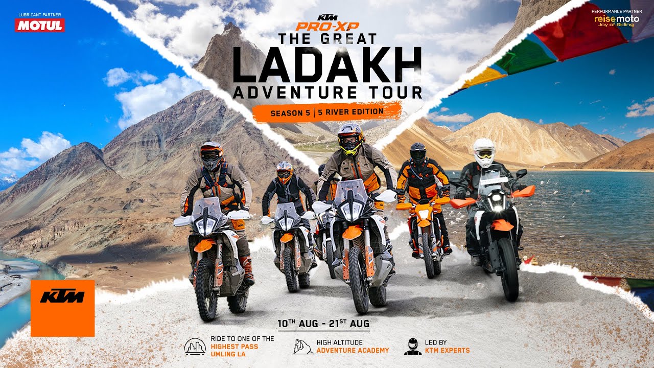 Join the ultimate KTM Pro-XP Ladakh Adventure Tour (Season 5 – 5 River Edition)!