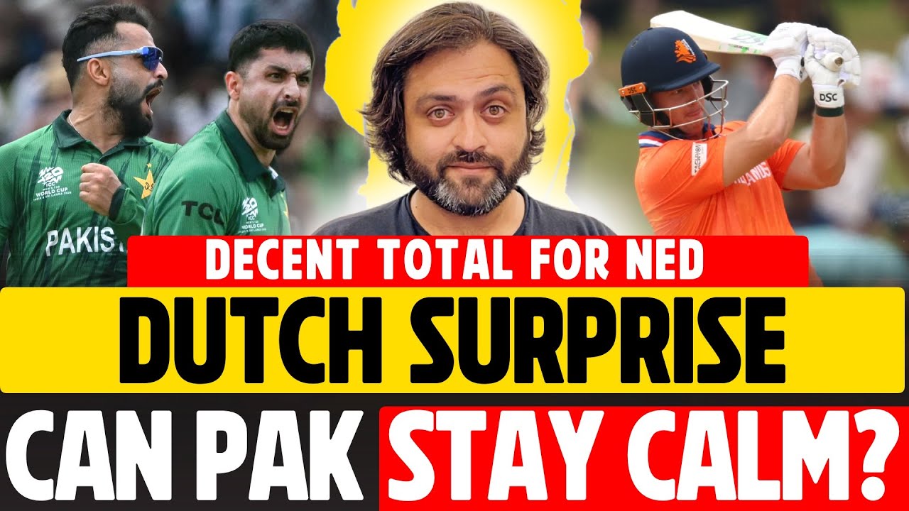 Dutch Surprise Pak with decent total | Can Pak stay calm? Pakistan vs Netherlands T20 World Cup 2026