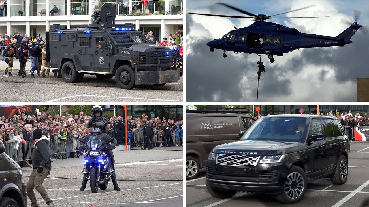[Geiselnahme] Spektakuläre Einsatzvorführung von belgischen und niederländischen Polizeieinheiten