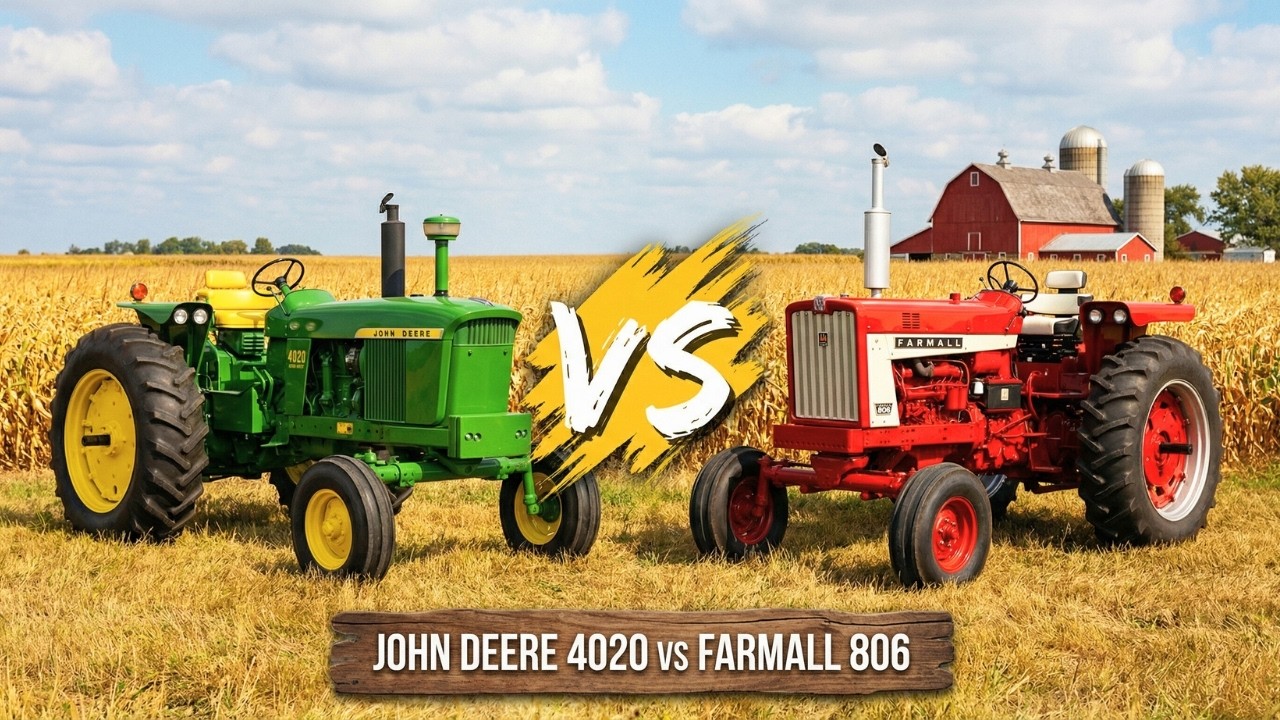 John Deere 4020 vs Farmall 806: Two Giants Of American Agricultural History, Which One Was Better?