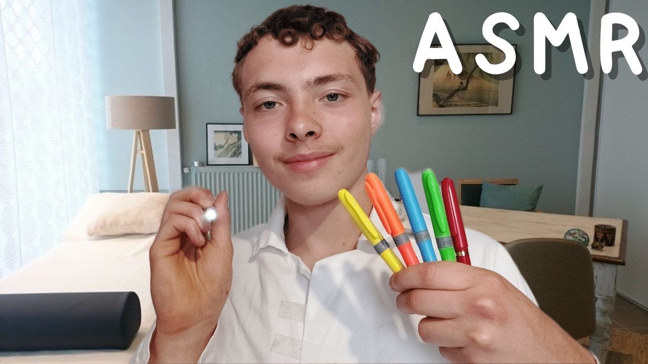 ASMR FR: Roleplay🧑‍⚕️Test des 5 sens🧑‍⚕️