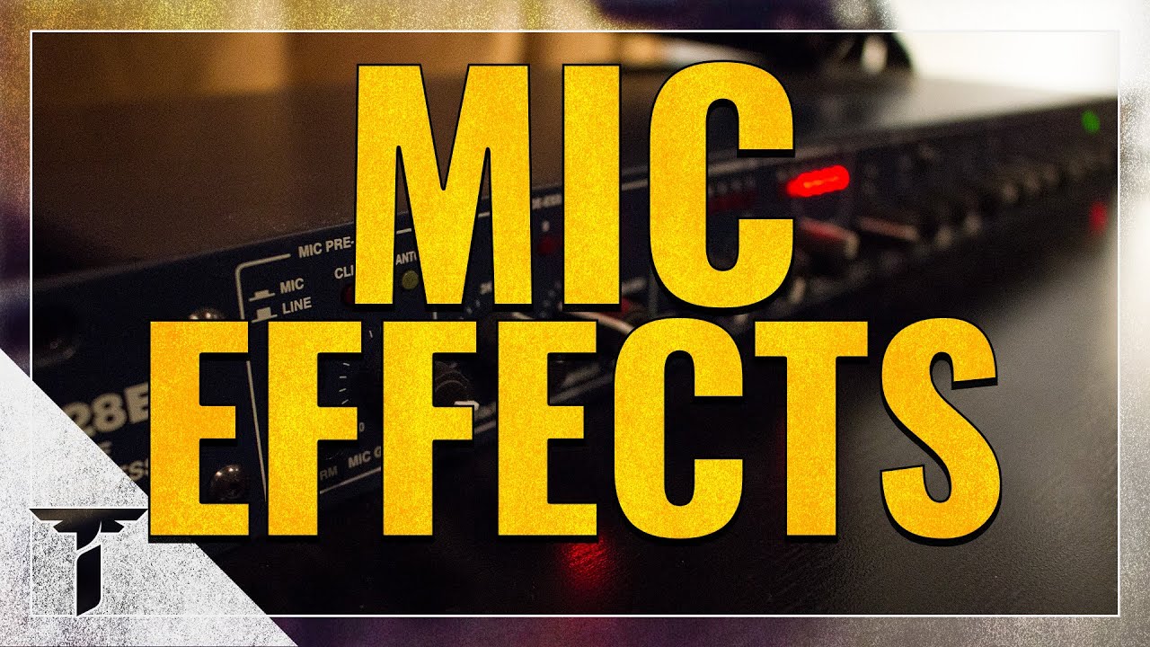 Microphone effects I use (primer on voice signal processing)