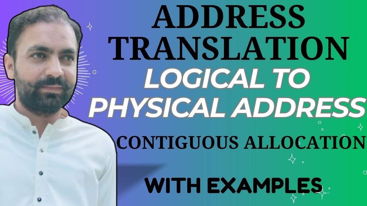 Lec-44: Logical Addresses to Physical Address in Operating System