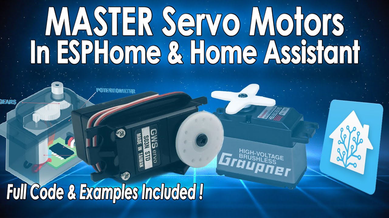 Использование серводвигателей в ESPHome и Home Assistant