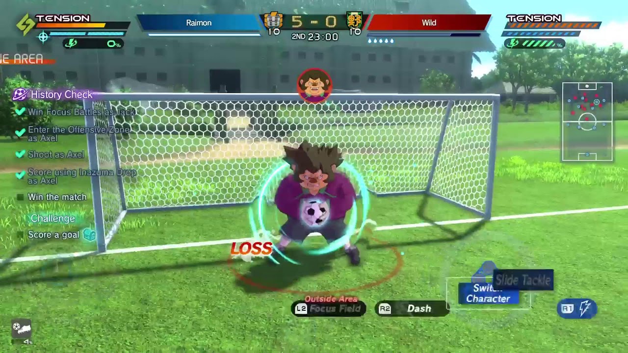 Inazuma eleven Victory Road Vs Wild jr high
