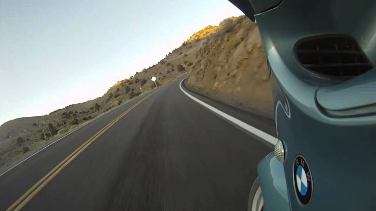 BMW R1100RT high speed on a twisty road