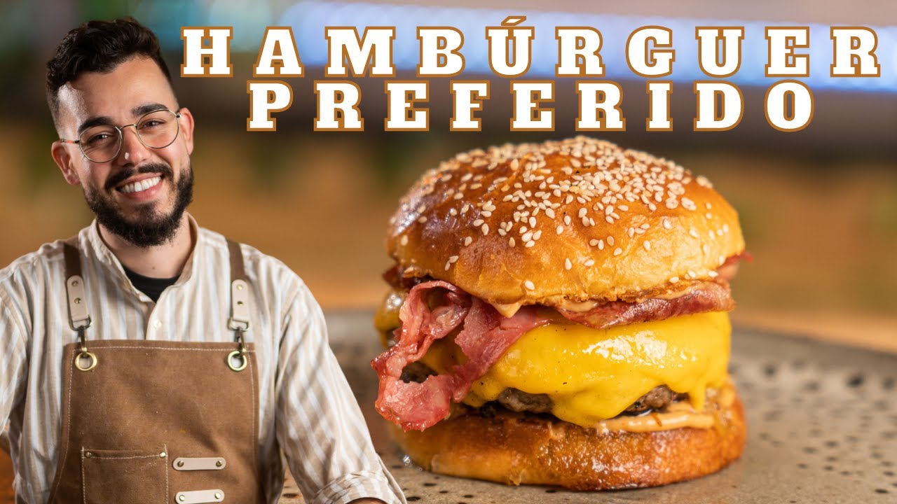 O meu HAMBÚRGUER preferido!