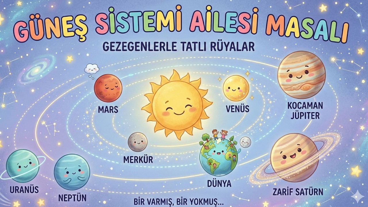 Güneş Sistemi Ailesi: Bir Uzay Yolculuğu Masalı