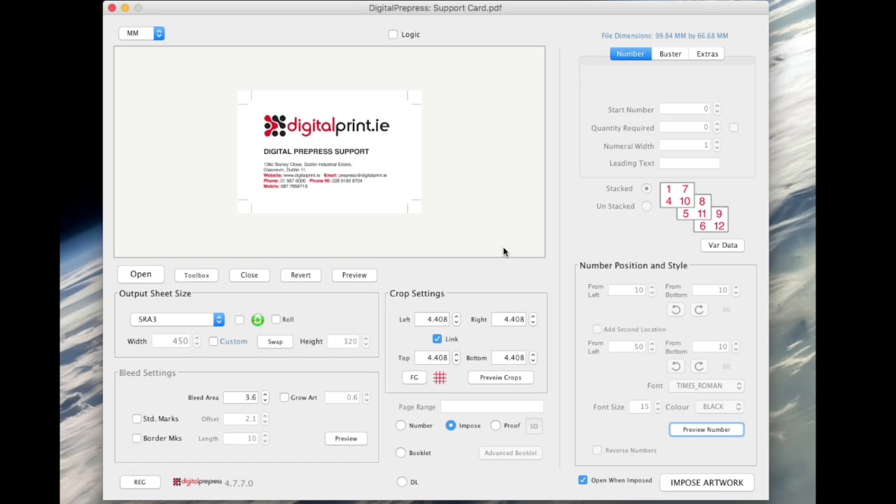 Digital Prepress Basic Imposition