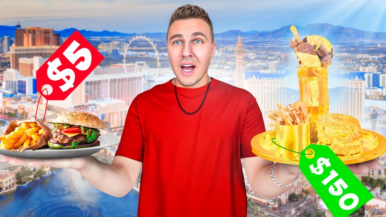 Cheap Burger VS Expensive Burger in Las Vegas