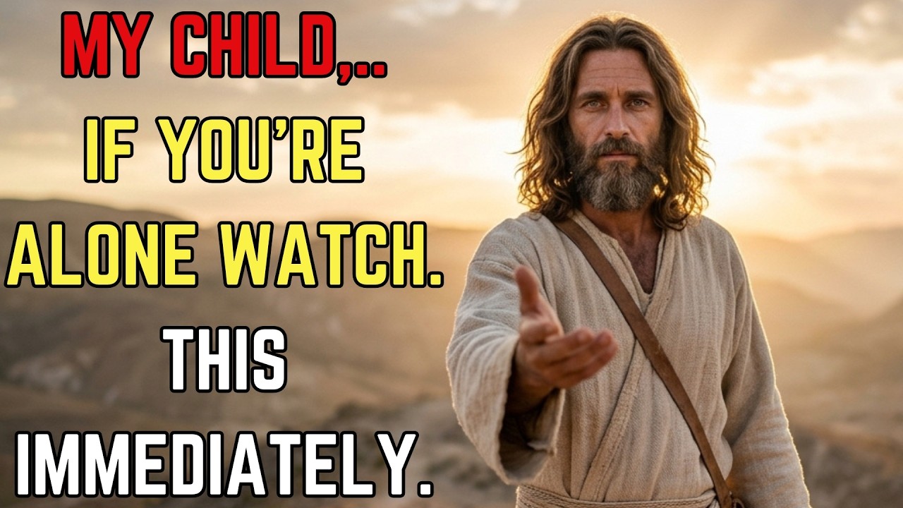 God Says: My Child, If You Feel Alone, Watch This | God&rsquo;s Message for You Today