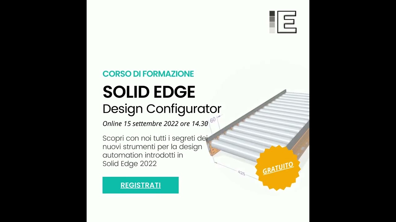 Corso Solid Edge Design Configurator - Online Gratuito