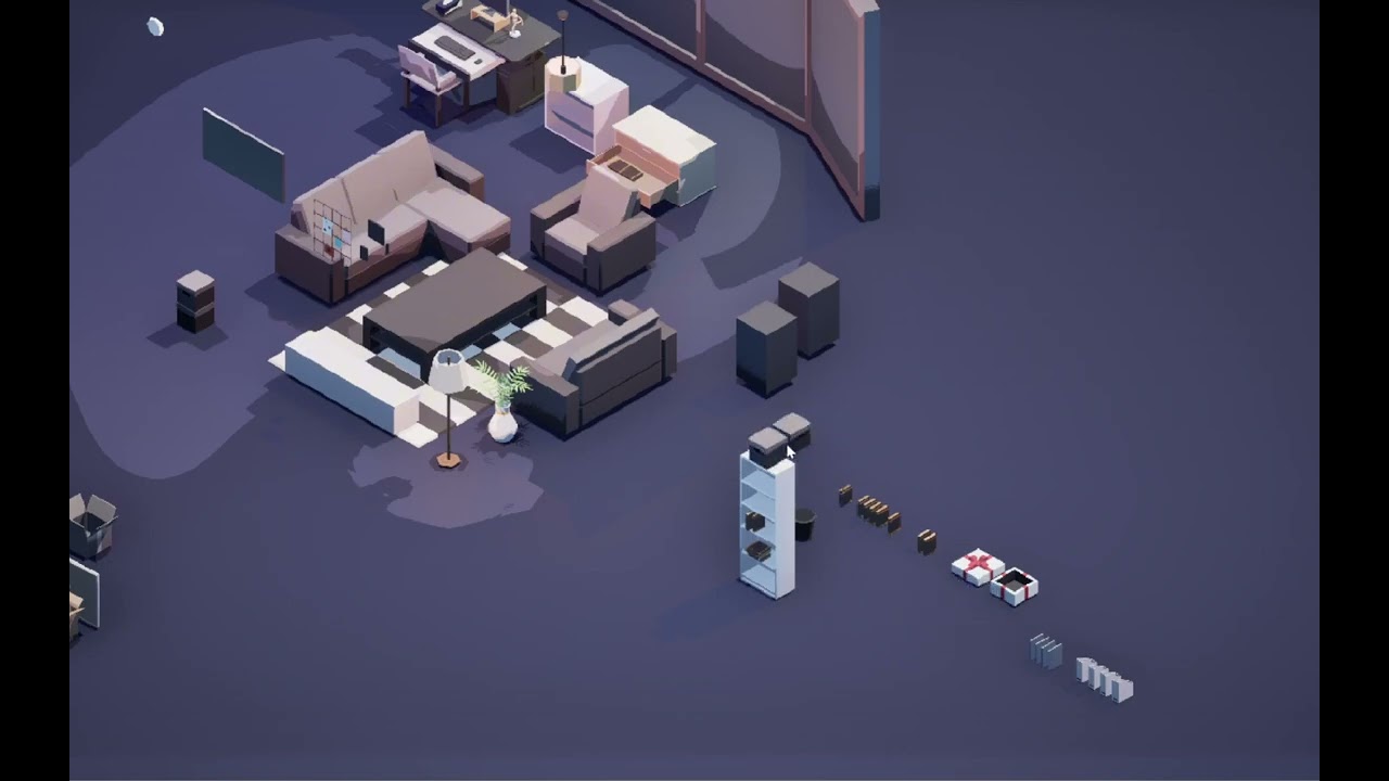 A game for arranging items